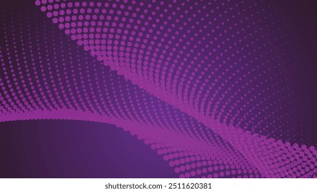 Purple Halftone abstract background vector image for backdrop or presentaion