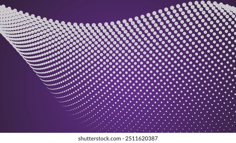 Purple Halftone abstract background vector image for backdrop or presentaion