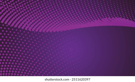 Purple Halftone abstract background vector image for backdrop or presentaion