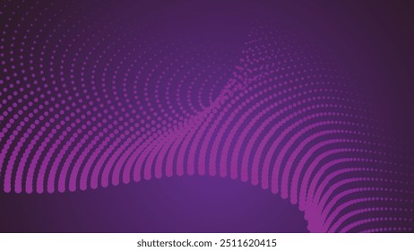 Purple Halftone abstract background vector image for backdrop or presentaion