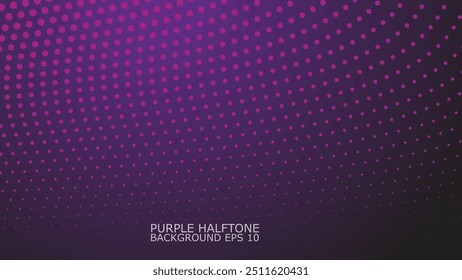 Purple Halftone abstract background vector image for backdrop or presentaion