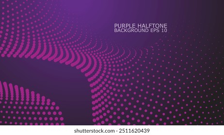 Abstraktes violettes Halbton-Hintergrund-Vektorbild für Hintergrund oder Präsentation