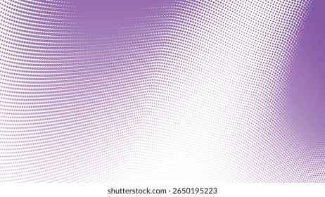 Purple halftone background for modern abstract digital design wallpaper graphic print and web layout
