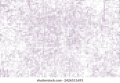 a purple halftone dot pattern on white background, abstract vintage halftone dot effect grunge texture, dot design grid bitmap square pattern dotted background 