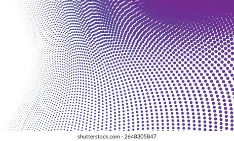 Meio-tom roxo polkadot plano de fundo padrão sem costura para tecido gráfico abstrato moderno e web design