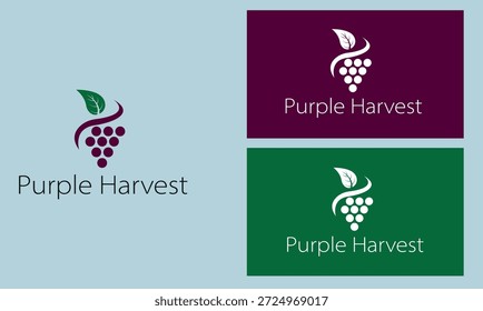 Purple Harved Logo, Purple Logo, Harvest Logo