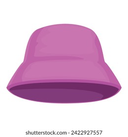 Purple hat pet icon cartoon vector. Canine cute winter. Head fun