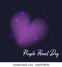 Purple Heart Appreciation Day background
