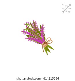 Purple heather icon