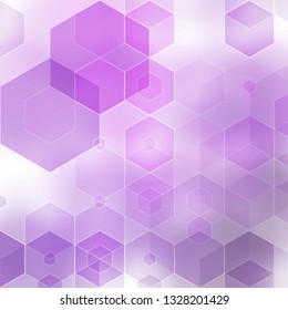 purple hexagon background