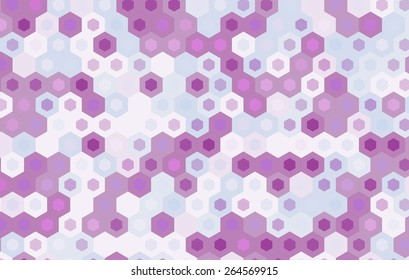 purple hexagon background.vector geometric pattern design.