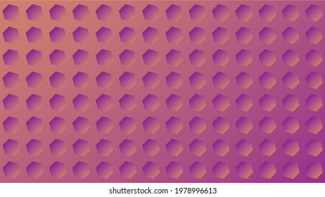 Purple hexagon geometrical vector abstract background illustration. 
purple silicon honeycombs.