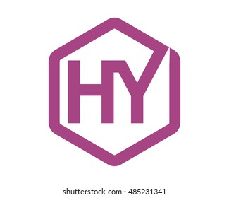 purple hexagon typography typeset logotype alphabet font image vector icon logo symbol