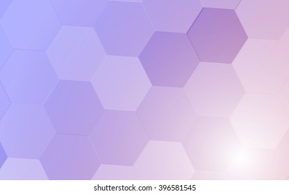 Purple hexagons art background abstract vector pan tone 