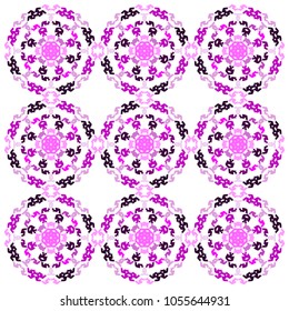 purple hibiscus flower pattern