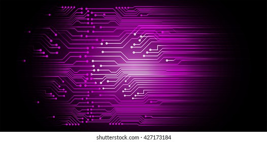 purple high tech circuit board