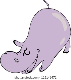 Purple hippo