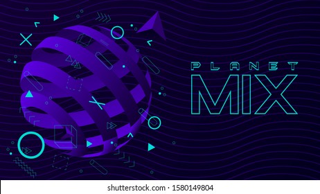 Purple and hollow ball element logo icon design,This is a bold gradient attempt, I hope you like it.
