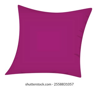 Purple  home cushion. vector illustration