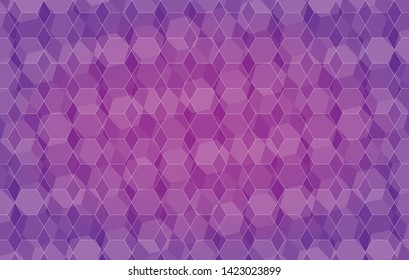 Purple Honeycomb Background Vector Colorful Illustration Stock Vector ...