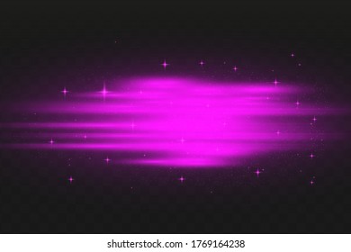 Purple Horizontal Lens Flares Pack Laser Stock Vector (Royalty Free ...