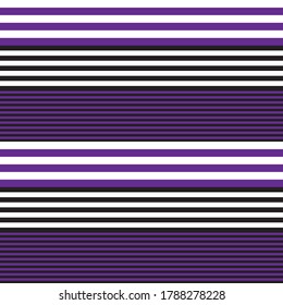 Purple Horizontal striped seamless pattern background suitable for fashion textiles, graphics