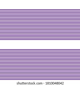 Purple Horizontal striped seamless pattern background suitable for fashion textiles, graphics