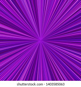 Purple hypnotic abstract starburst stripe background - vector explosion graphic