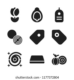 purple icon. 9 purple vector icons set. galaxy, onion and contrast icons for web and design about purple theme