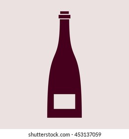 Purple Icon of Beer. Eps-10.