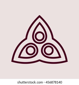 Purple Icon of Design Element. Eps-10.