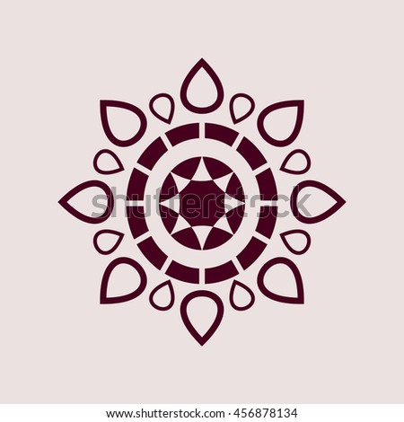 Purple Icon of Design Element. Eps-10.