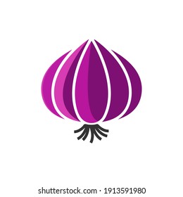 Vector aislado de plantilla de diseño de icono púrpura