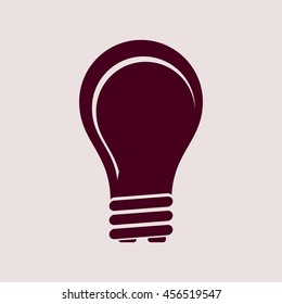 Purple Icon of Idea. Eps-10.
