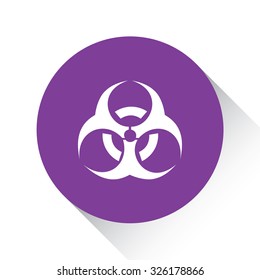 A Purple Icon Isolated On A White Background - Radio Active