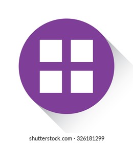A Purple Icon Isolated on a White Background - Image Grid