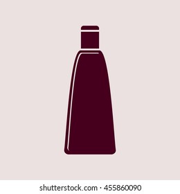 Purple Icon of Oil Bottle. Eps-10.
