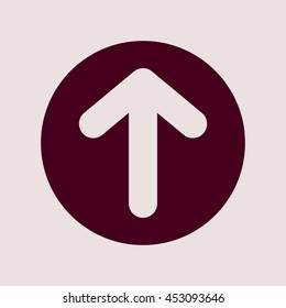 Purple Icon of Upload. Eps-10.