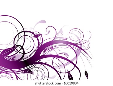 Purple inspired natural image with flowing lines that would make an ideal background