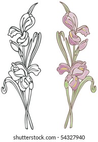 Purple Iris - Click on my portfolio for more in this series