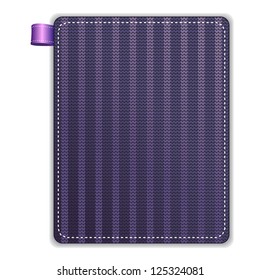 Purple Knitted label