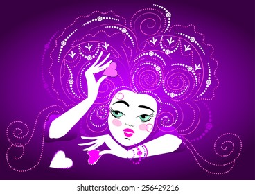 Purple Lady