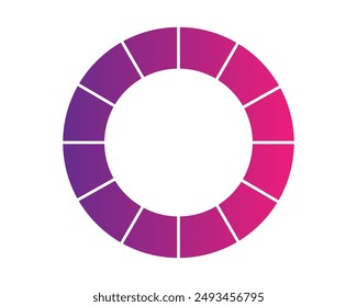 Color púrpura del gradiente del lago, Ilustración vectorial para su Diseño gráfico