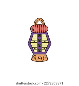 purple lantern icon Ramadan and Islamic Eid