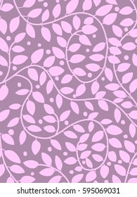 purple leaves pattern