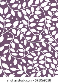 purple leaves pattern
