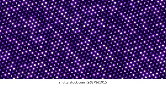Fondo púrpura de la pantalla del led, telón de fondo brillante del medio tono. Patrón de disco Abstractas, elemento de decoración de fiesta.