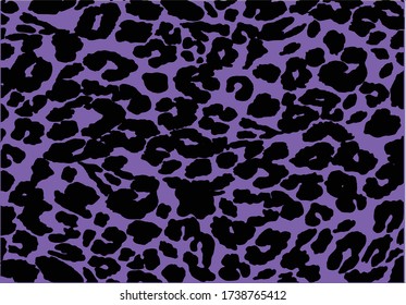 purple leopar design hand drawn design