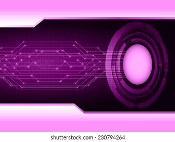 purple Light Abstract Technology background for computer graphic website and internet, circuit board. 