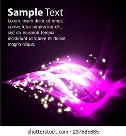 Purple Light Abstract Technology background for computer graphic website internet and business. text box. Brochure. card. wave. 